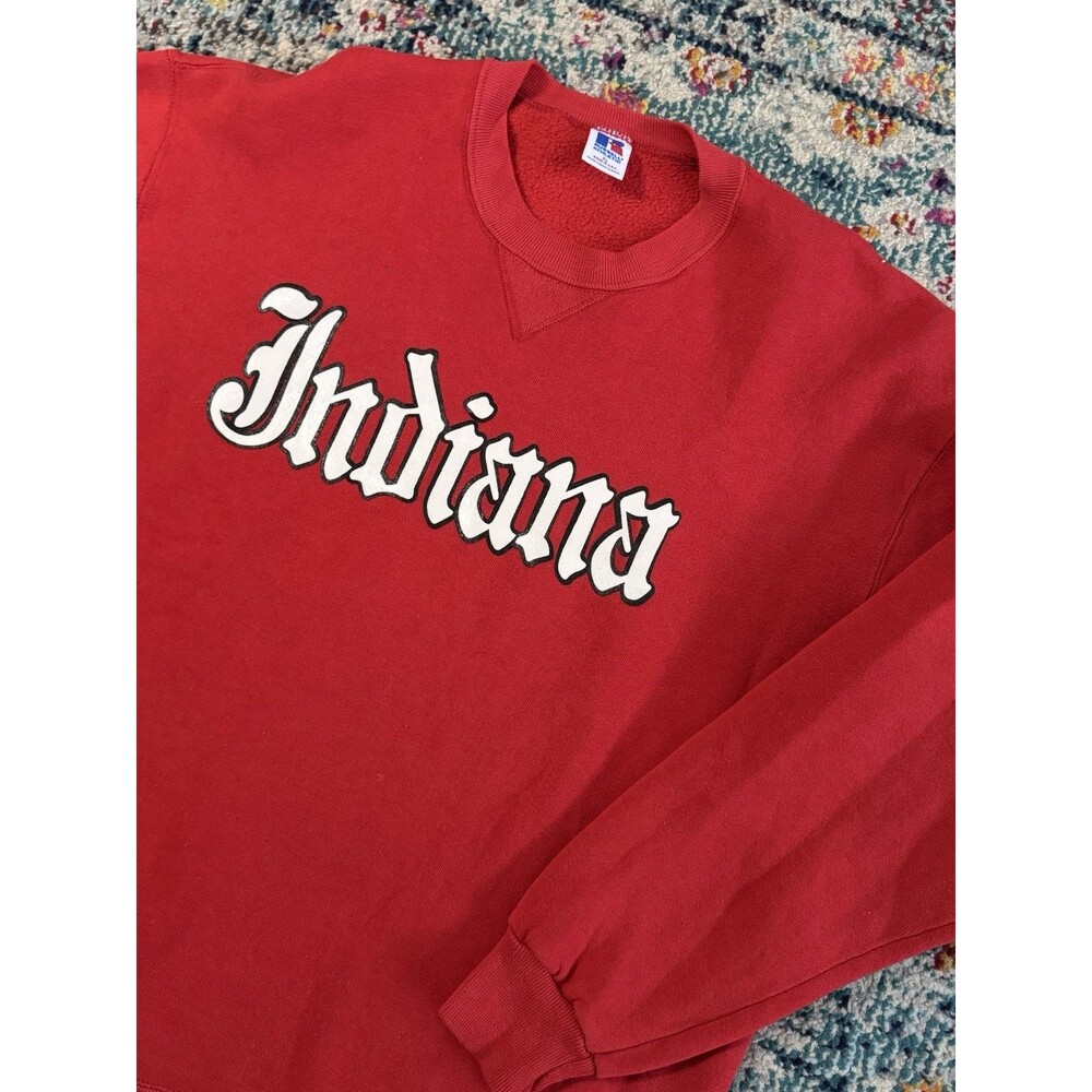 Vintage Russell Athletic IU Indiana University Sweatshirt Size XL Hoosiers USA